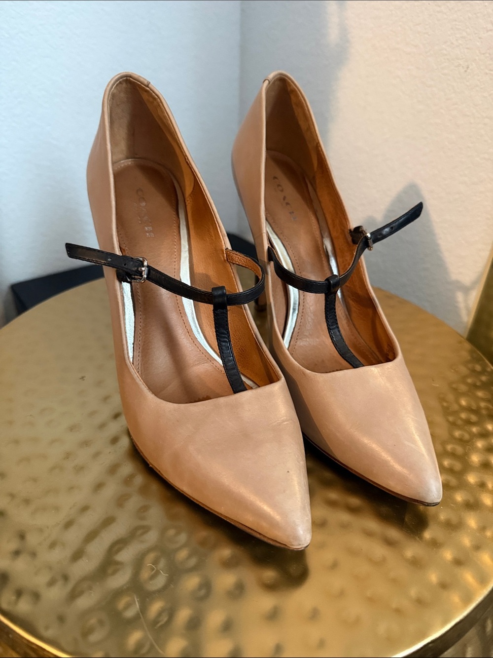 Coach leather heels - US 9 B